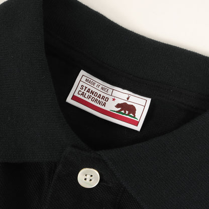 23SS ヘム ロゴ 刺繍 ポケット 鹿の子 ポロシャツ (SD Polo Shirt)