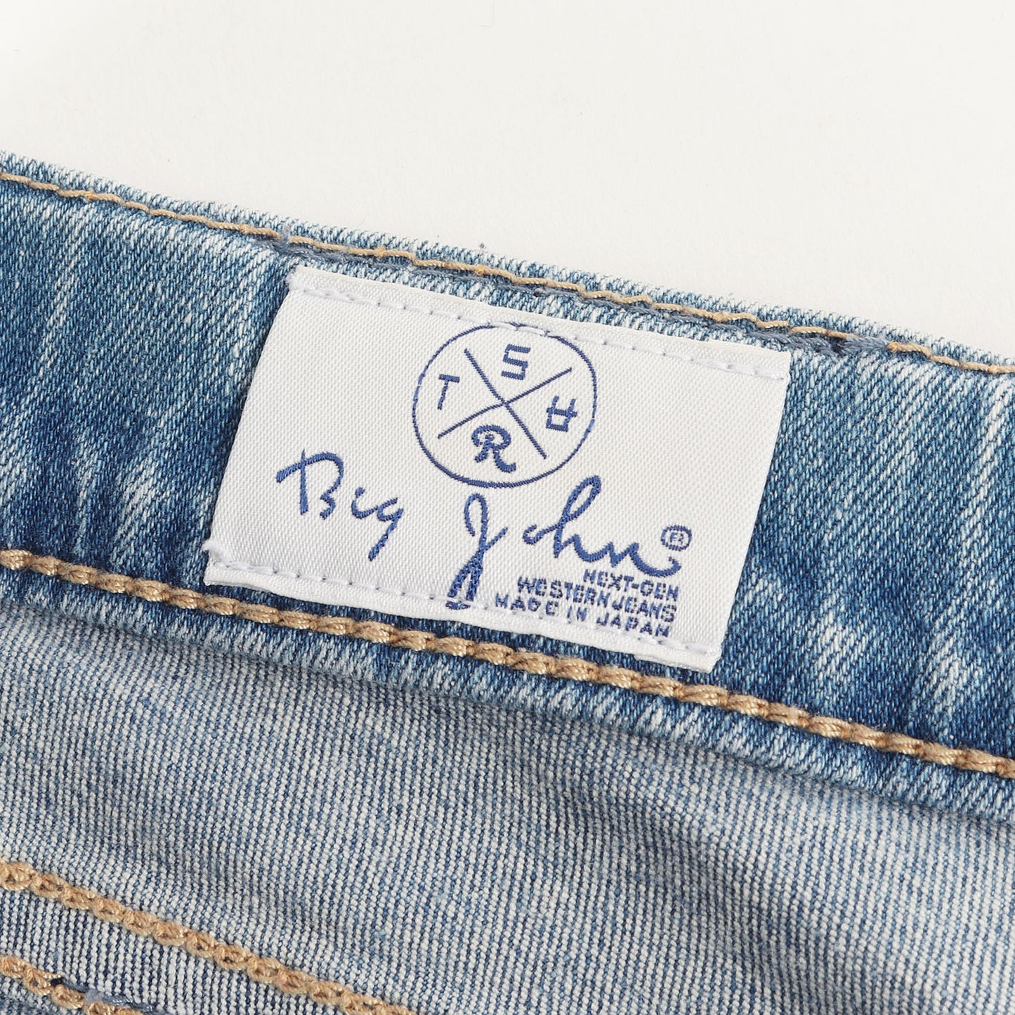 × Big John × SURT ヴィンテージ加工 スリムテーパード ストレッチデニム ジョグ パンツ (Jog Slim Tapered Jean) / ジッパーフライ RHC