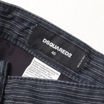ツインストライプ ターンアップヘム テーパード デニム パンツ (Workwear jean S74LA0618 S30442)