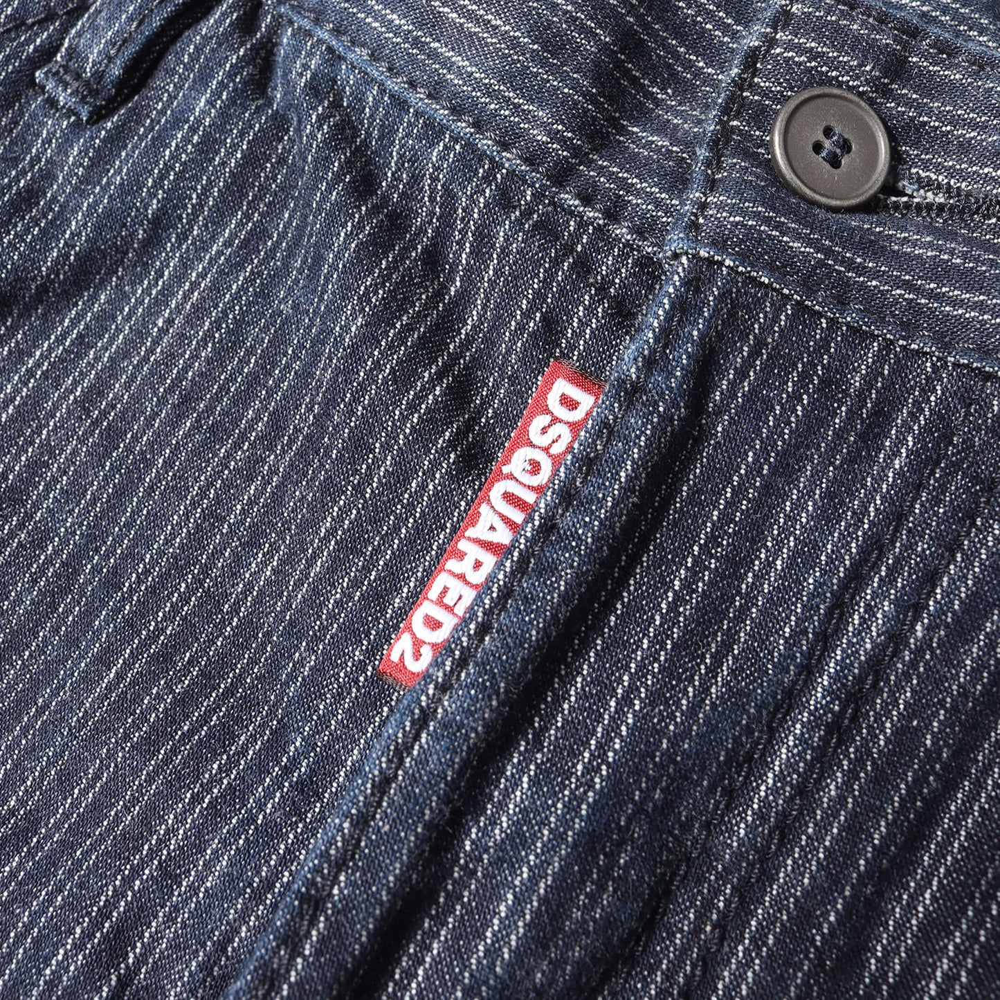 ツインストライプ ターンアップヘム テーパード デニム パンツ (Workwear jean S74LA0618 S30442)