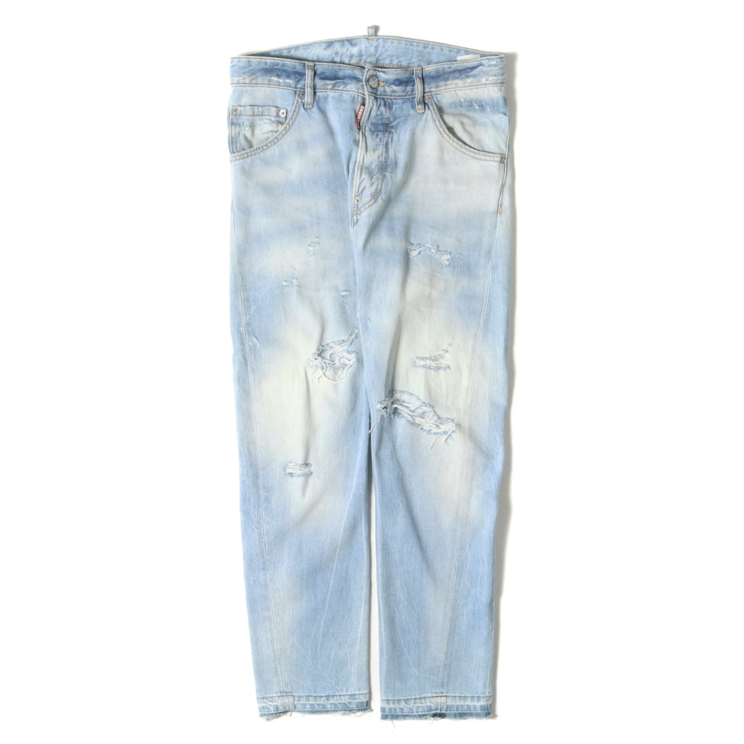 DSQUARED2 (ディースクエアード) ダメージ加工 ボタンフライ デニム パンツ (CLASSIC KENNY TWIST JEAN  S74LA0676 S30281) – ブランド古着の通販・買取 | BEEGLE by Boo-Bee