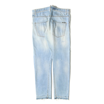ダメージ加工 ボタンフライ デニム パンツ (CLASSIC KENNY TWIST JEAN S74LA0676 S30281)