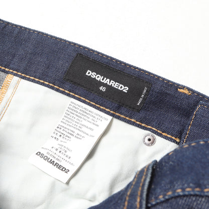 ペイント加工 ストレッチ ボタンフライ デニム パンツ (Hockney jean S74LA0695 S30342)