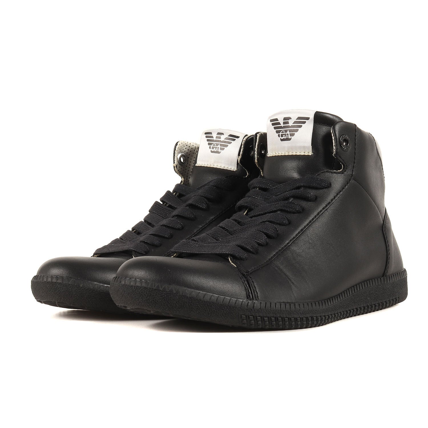EMPORIO ARMANI (エンポリオアルマーニ) インサイドジップ レザー 