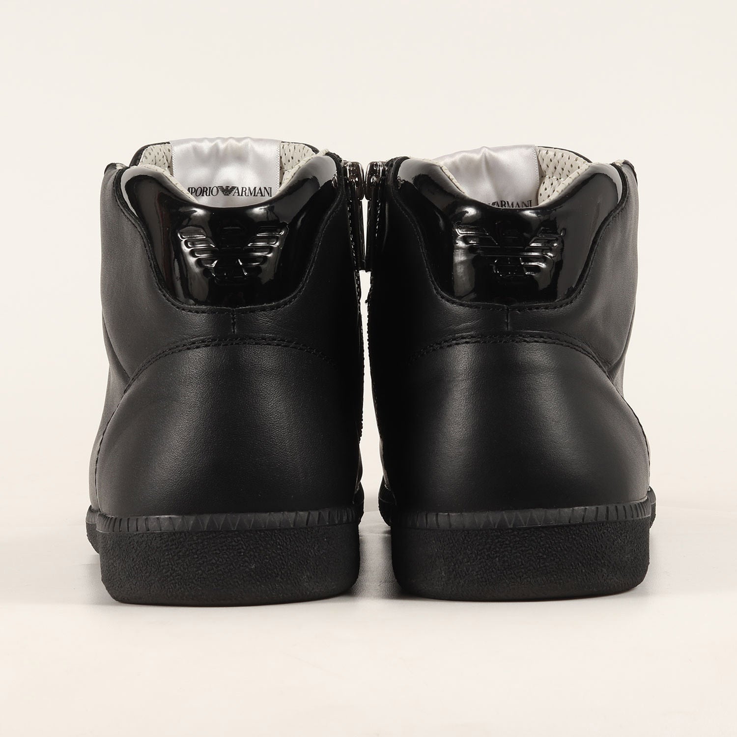 EMPORIO ARMANI (エンポリオアルマーニ) インサイドジップ レザー 
