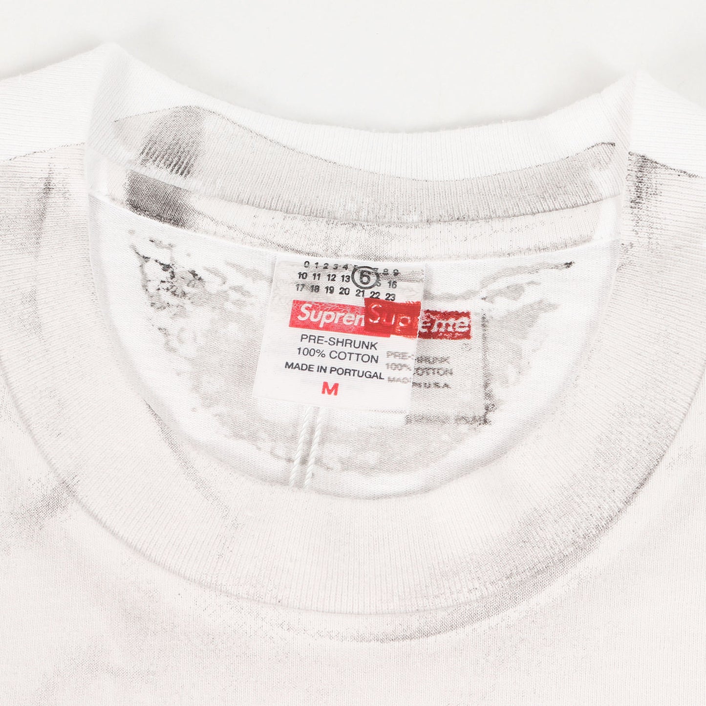 24SS × MM6 Maison Margiela 転写プリント BOXロゴ Tシャツ (Box Logo Tee)