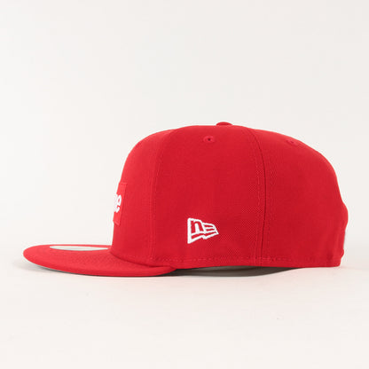 24SS × NEW ERA × MLB アトランタ・ブレーブス BOXロゴ ベースボールキャップ (MLB Teams Box Logo New Era)