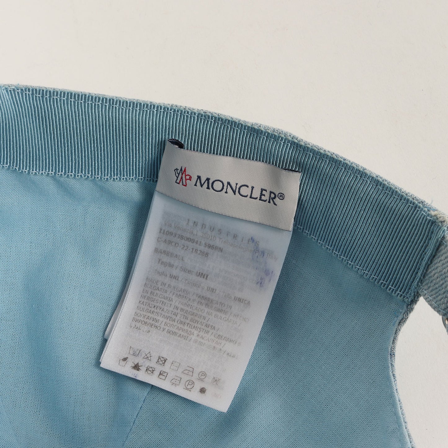 23SS ウォッシュド デニム ベースボール キャップ (I10933B00041)
