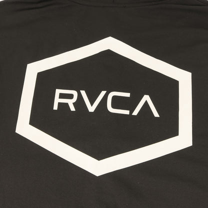 23SS ロゴ ポリ ジャージ ジップ パーカー (SURF TEE VENT LS SURF HOODIE BD041850) / ラッシュガード ブルゾン ジャケット アウター 羽織 RVCA SPORT ALWAYS READY