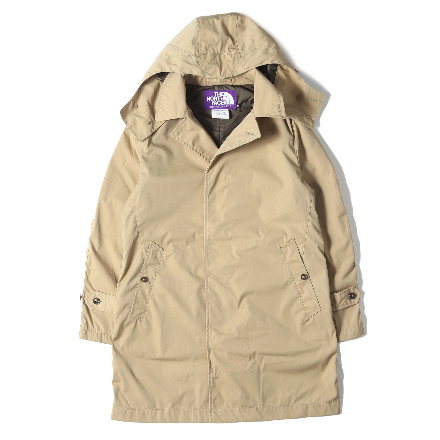 THE NORTH FACE PURPLE LABEL (ノースフェイス パープルレーベル) フード付き 65/35 ベイヘッドクロス ステンカラー  コート (NP2519N) / アウター 羽織 定番 ベーシック ビジカジ オフィカジ – ブランド古着の通販・買取 | BEEGLE by  Boo-Bee