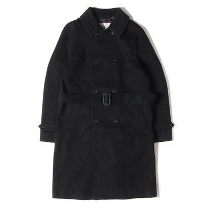 ウール ロング トレンチコート (GM-004F-2F-3H) / MADE IN ENGLAND