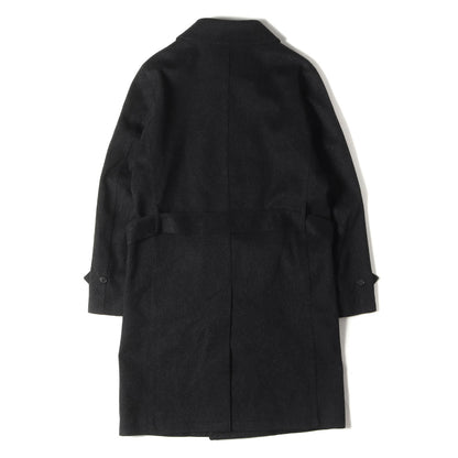 ウール ロング トレンチコート (GM-004F-2F-3H) / MADE IN ENGLAND