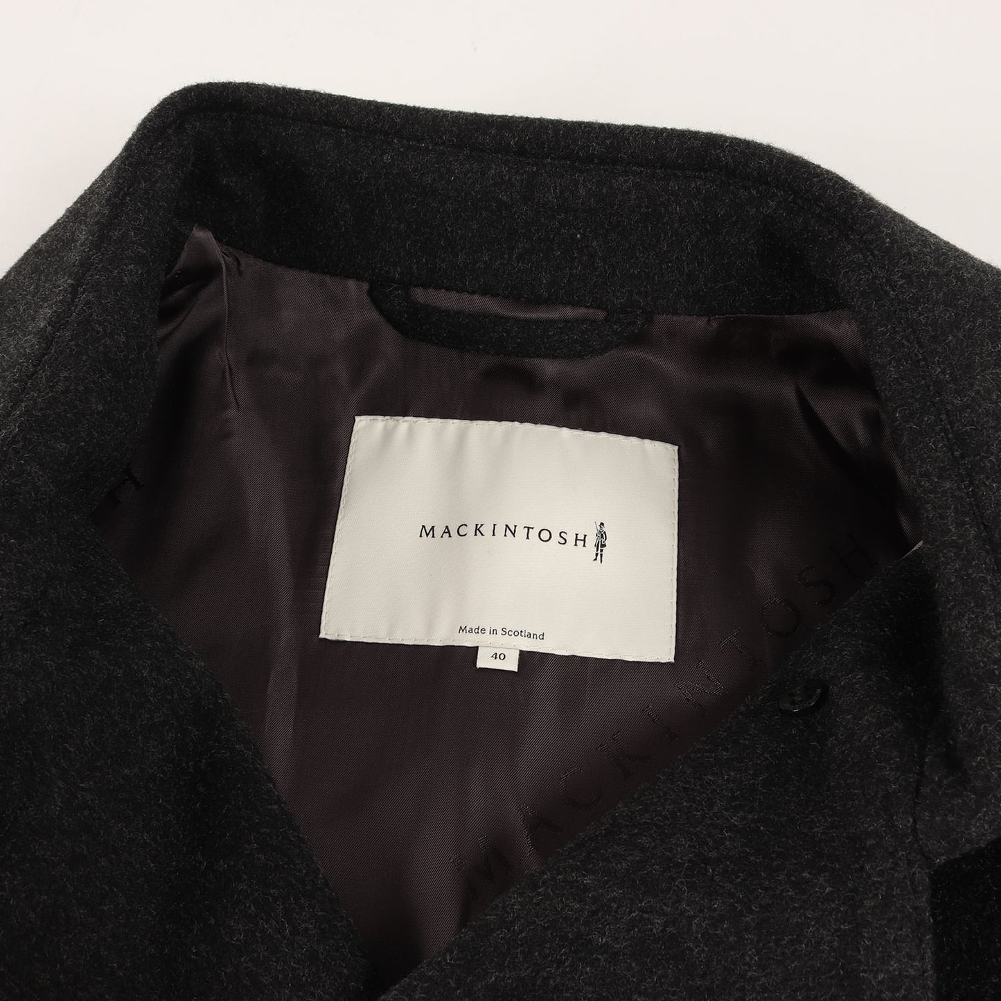 ウール ロング トレンチコート (GM-004F-2F-3H) / MADE IN ENGLAND