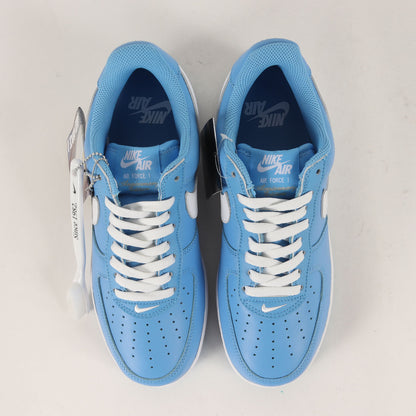 22AW AIR FORCE 1 LOW RETRO COLOR OF THE MONTH UNIVERSITY BLUE (DM0576-400) / レザー ローカット スニーカー AF1  ユニバーシティブルー 定番 ベーシック