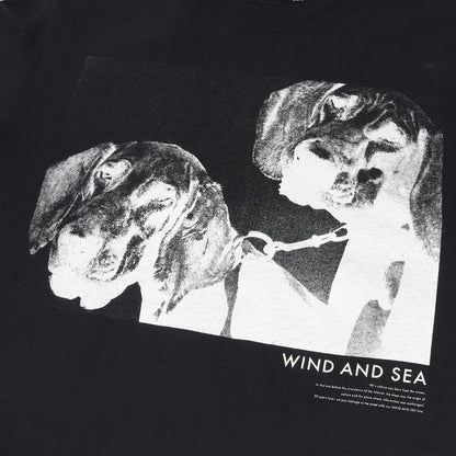 グラフィック 長袖 Tシャツ (ロングスリーブカットソー DOGS PHOTO WDS-CS-117)
