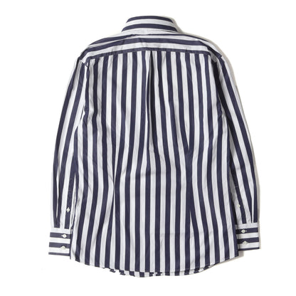 ワイドストライプ ホリゾンタルカラー ドレス シャツ / SLIM FIT