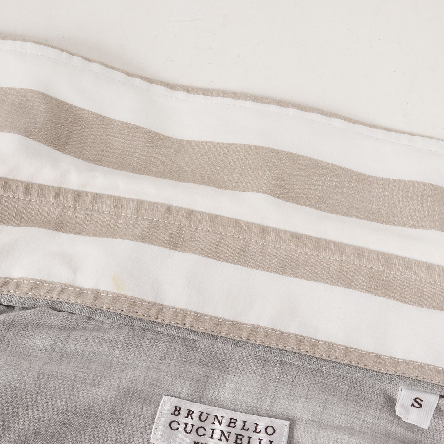 ワイドストライプ ブロード カッタウェイカラー ドレスシャツ / SLIM FIT