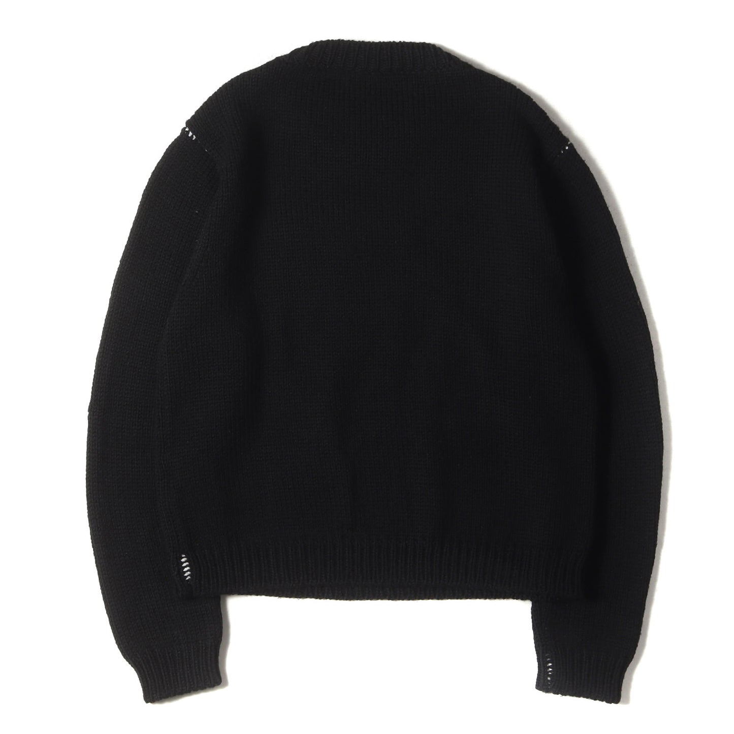 グラフィックロゴ ジャガード ミドルゲージ ウール ニット (I LOVE NY SWEATER)