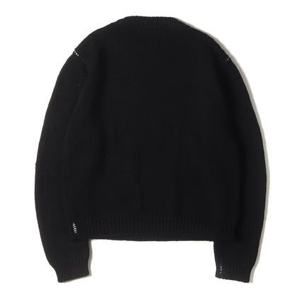 グラフィックロゴ ジャガード ミドルゲージ ウール ニット (I LOVE NY SWEATER)