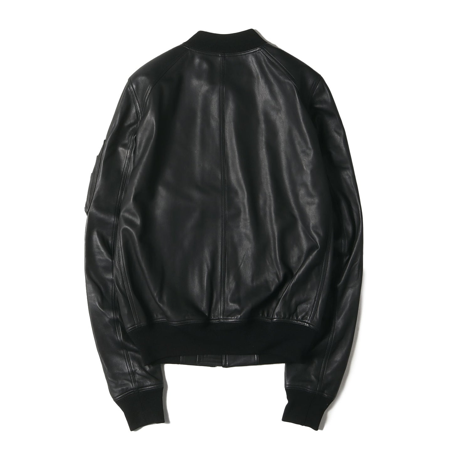19SS レザー ラグラン ボンバー ジャケット (Leather Raglan Bomber RU19S2775-LRU)