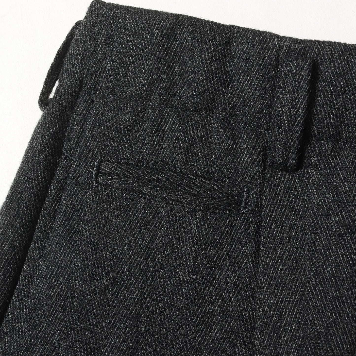 80s ワンタック ヘリンボーン ツイード スラックス (HP-08004M) / ジッパーフライ