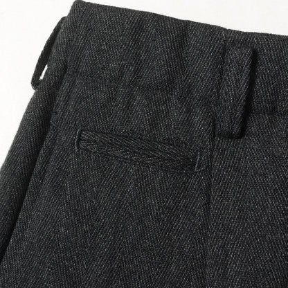 80s ワンタック ヘリンボーン ツイード スラックス (HP-08004M) / ジッパーフライ