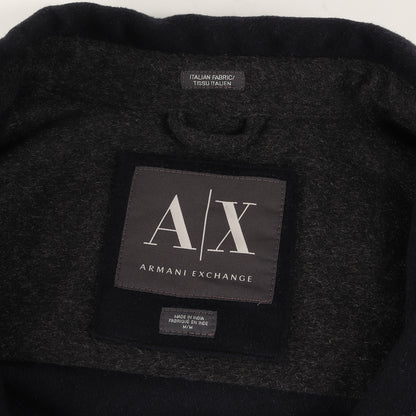 カシミヤ混ウール CPO 長袖 シャツ