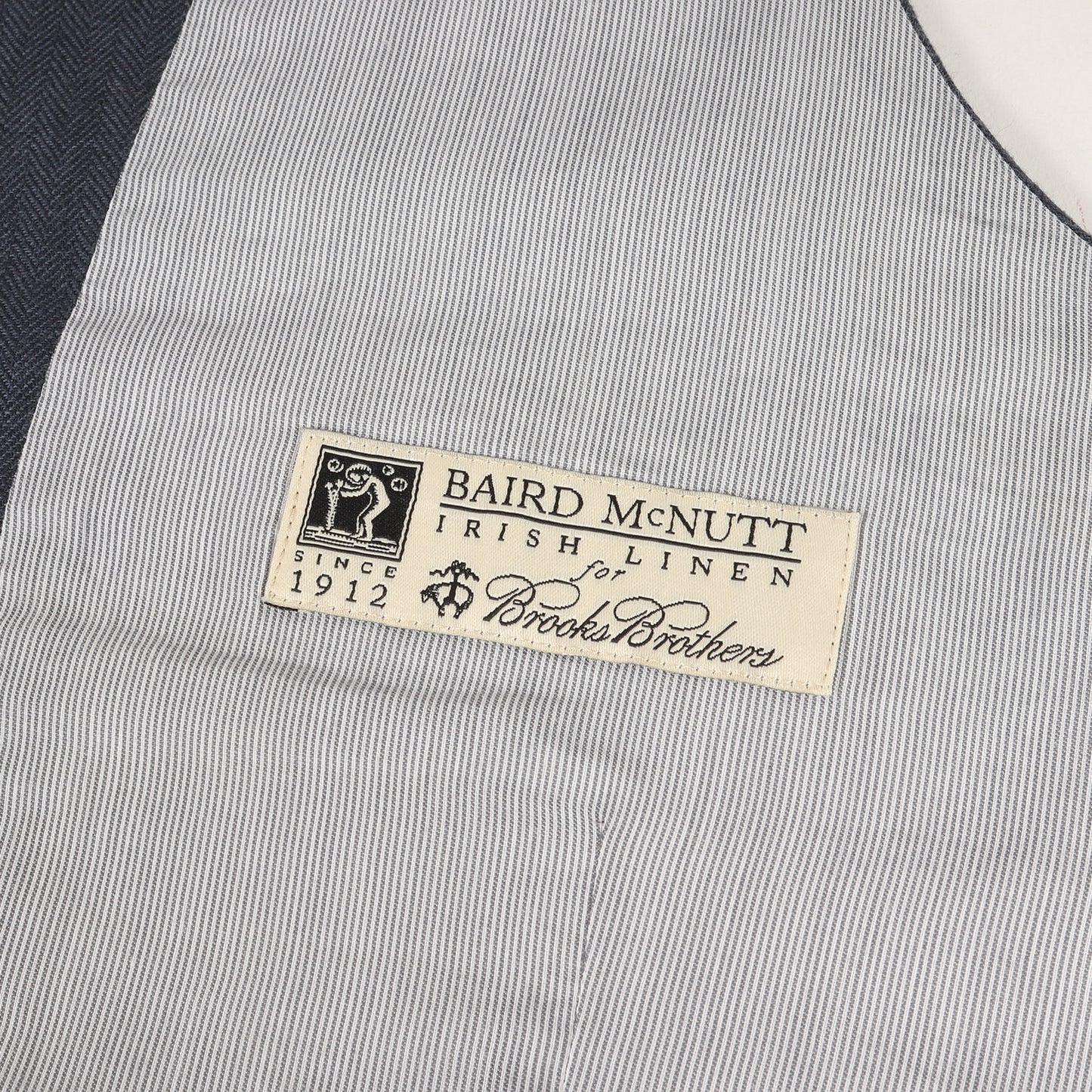 BAIRD McNUTT IRISH LINEN ヘリンボーン ジレ ベスト