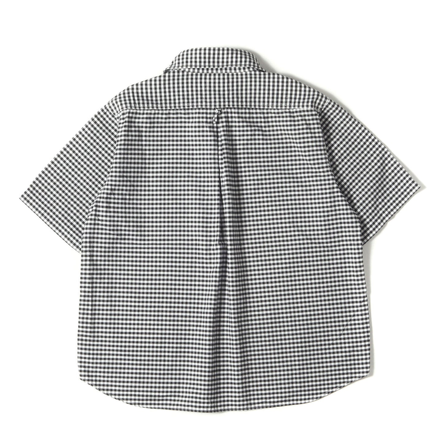 ギンガムチェック 丸えり プルオーバー 半袖 シャツ (OX PULLOVER S/S PLAID JD-3569 TRD-BY) / MADE IN JAPAN