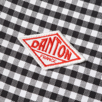 ギンガムチェック 丸えり プルオーバー 半袖 シャツ (OX PULLOVER S/S PLAID JD-3569 TRD-BY) / MADE IN JAPAN