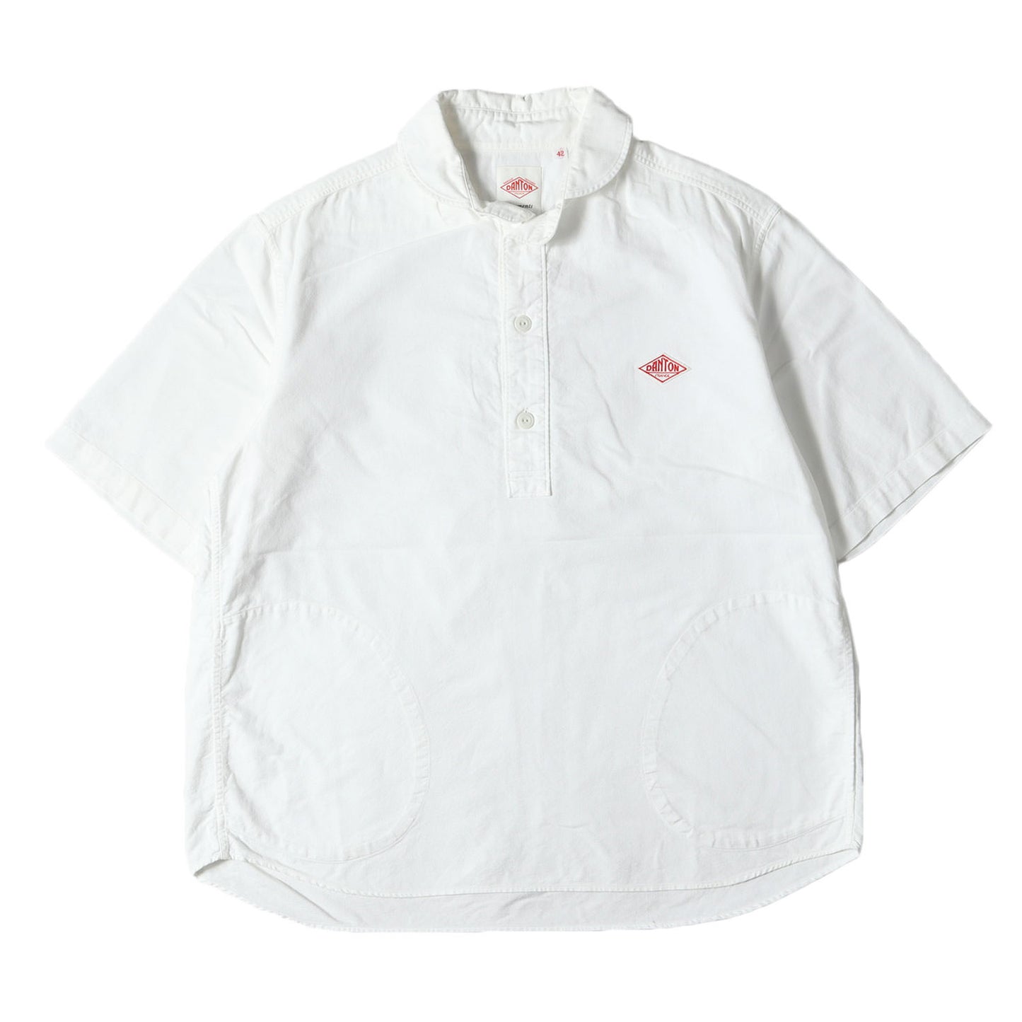 丸えり プルオーバー 半袖 シャツ (ROUND COLLAR P.O SHIRTS/S JD-3569 YOX) / MADE IN JAPAN