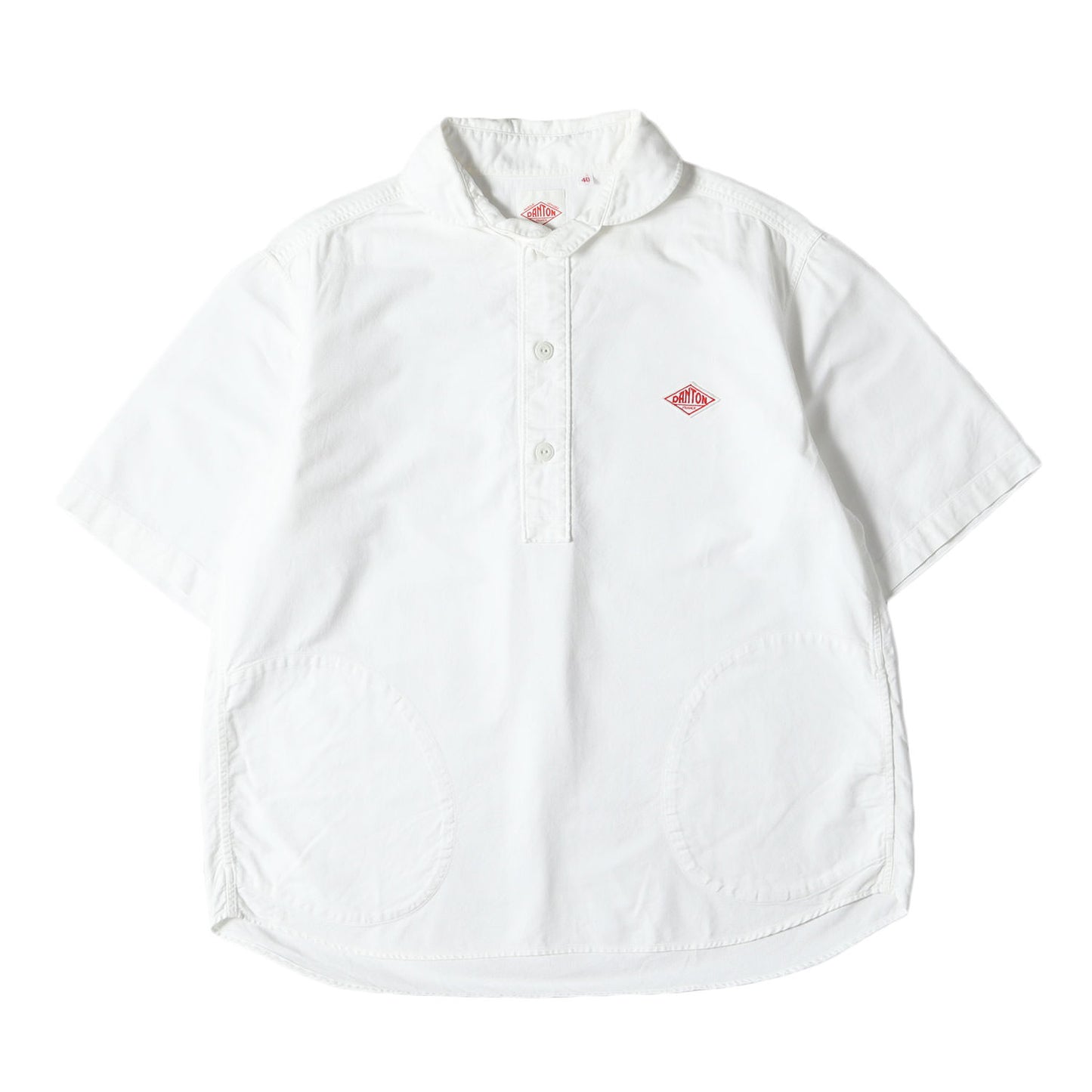 丸えり プルオーバー 半袖 シャツ (ROUND COLLAR P.O SHIRTS/S JD-3569 YOX) / MADE IN JAPAN
