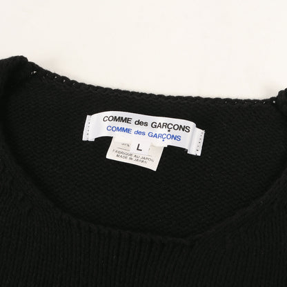 09SS 穴あき アクリルコットン ニット (S17N010) / COMME des GARCONS COMME des GARCONS