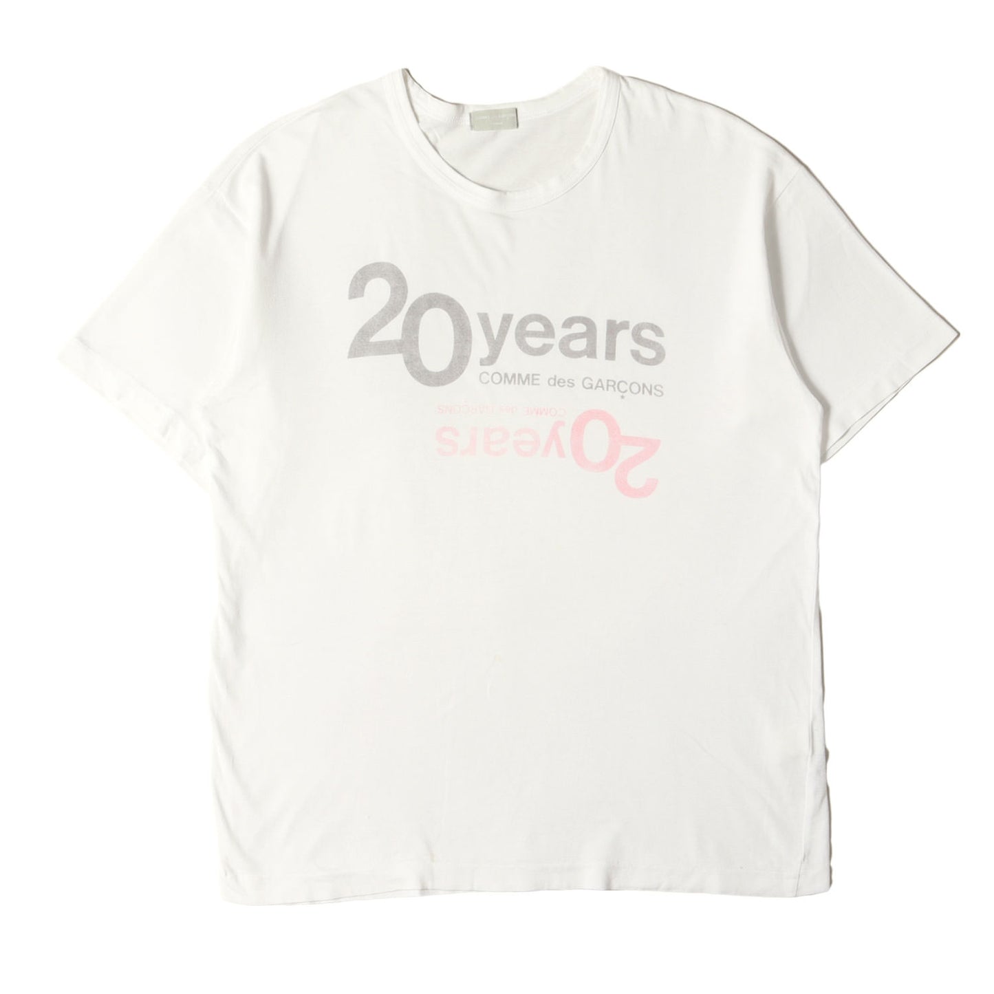 92SS 田中オム 20years ロゴ バインダーネック Tシャツ