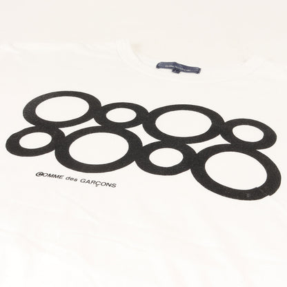 青山点限定 サークル グラフィック ロゴ バインダーネック Tシャツ (KJ-T002) / AD2017