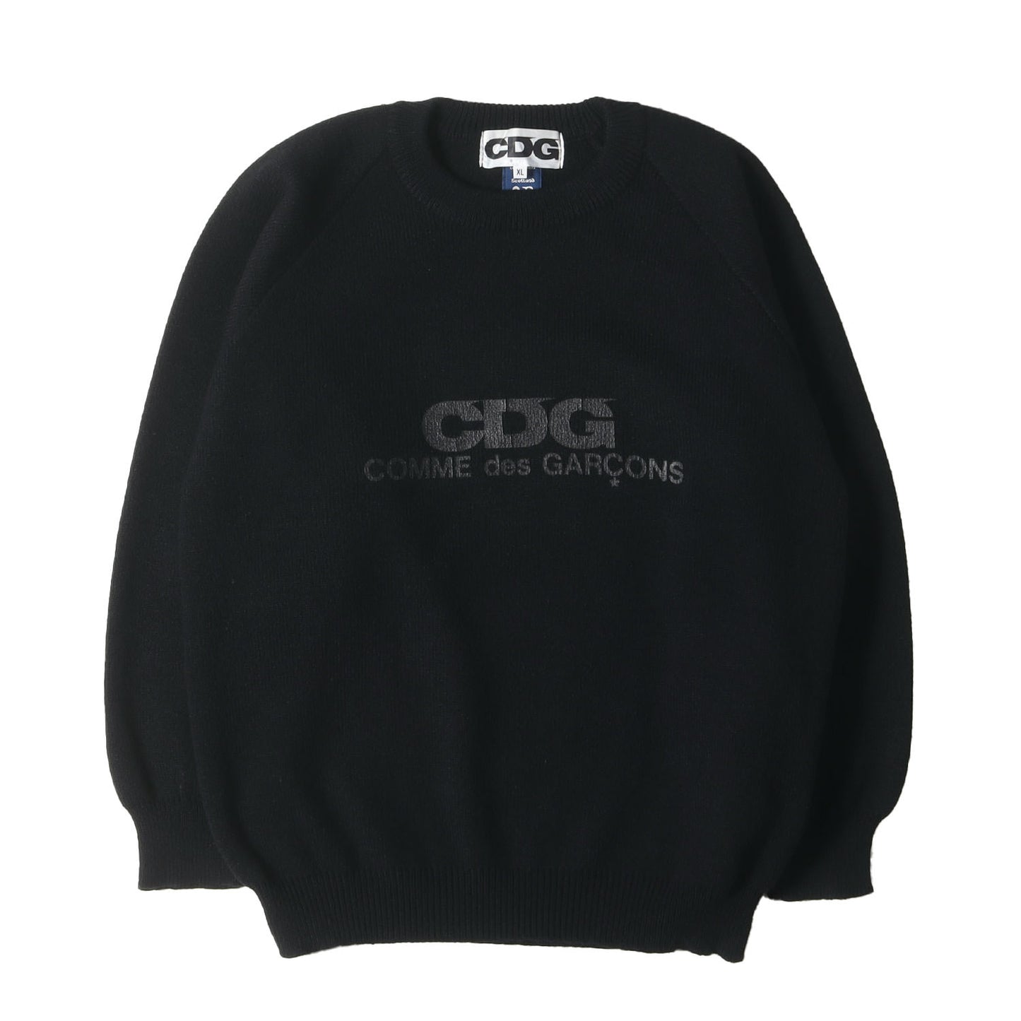 × Lochaven Of Scotland ロゴ ラグラン ニット (SZ-N003) / CDG AD2019