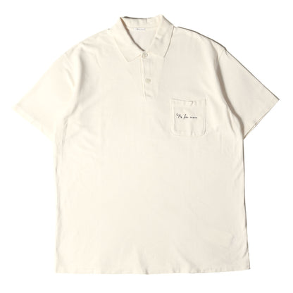 92SS シグネチャー Ys for men ロゴ 刺繍 ポケット 鹿の子 ポロシャツ (MZ-T12-008)