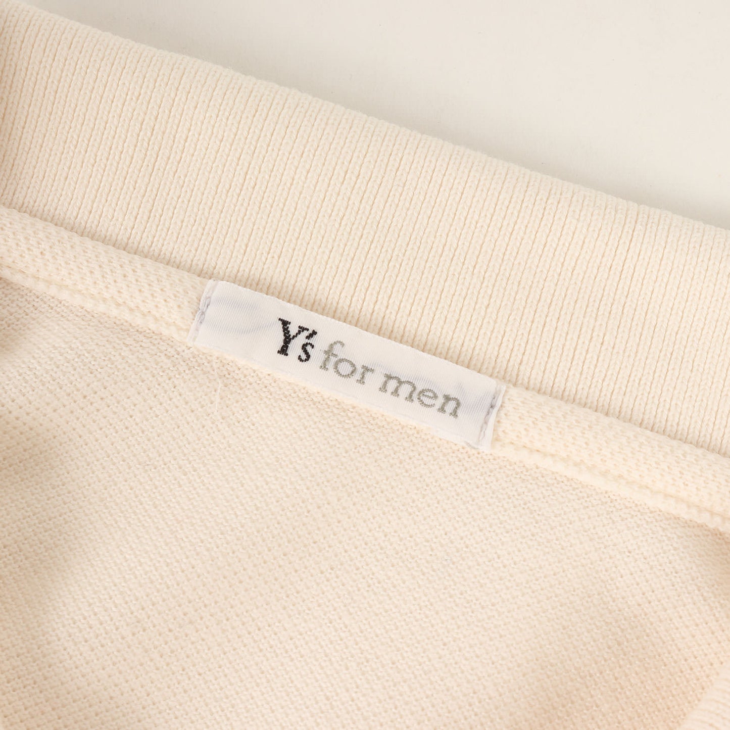 92SS シグネチャー Ys for men ロゴ 刺繍 ポケット 鹿の子 ポロシャツ (MZ-T12-008)