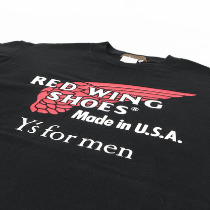 02AW × Red Wing Ys for men ロゴ プリント Tシャツ (MM-T88-074)