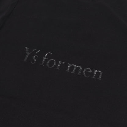 97AW バック Y's for men ロゴ ホワイトステッチ バインダーネック Tシャツ (MI-T25-032)