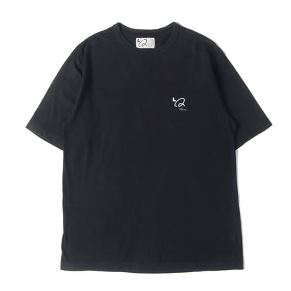 90s - 00s ワンポイント ロゴ バインダーネック Tシャツ / LQ WORK'S & FRIENDS