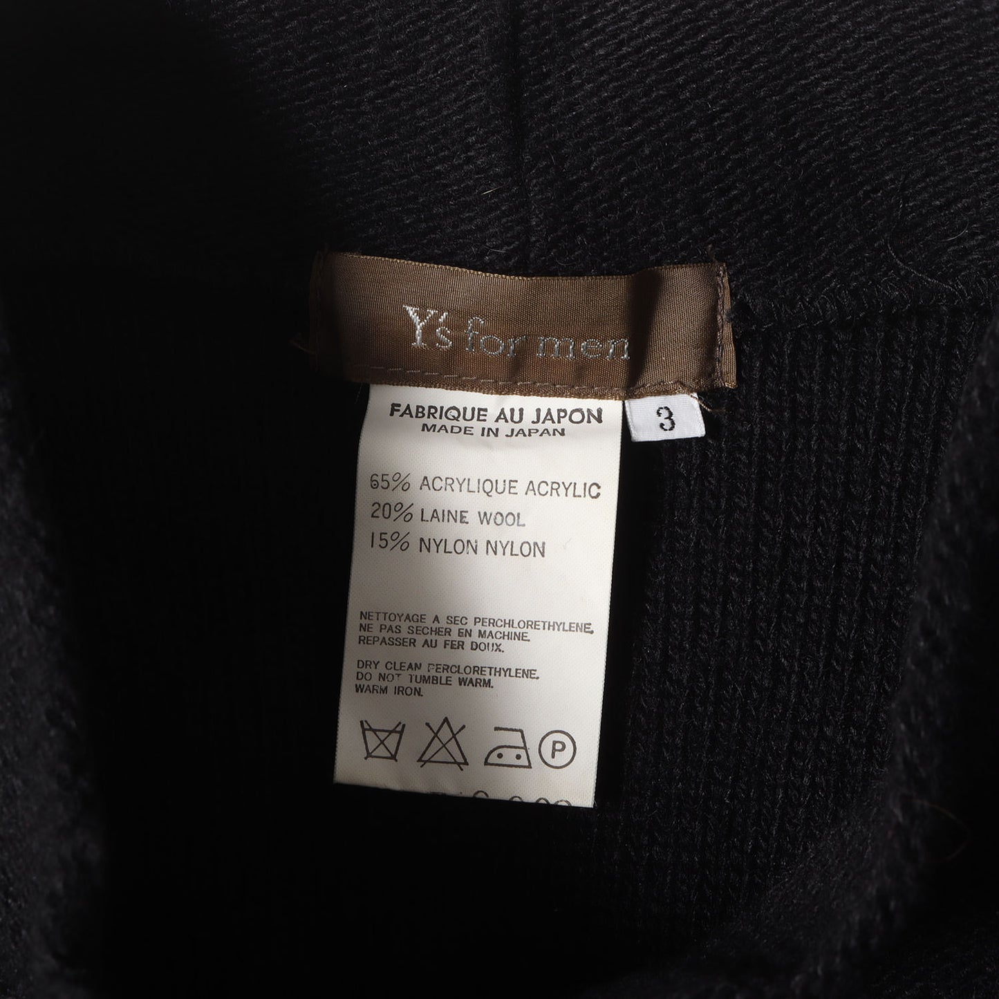 アクリル ウール コマンド ニット(MN-T19-902) / Ys for men