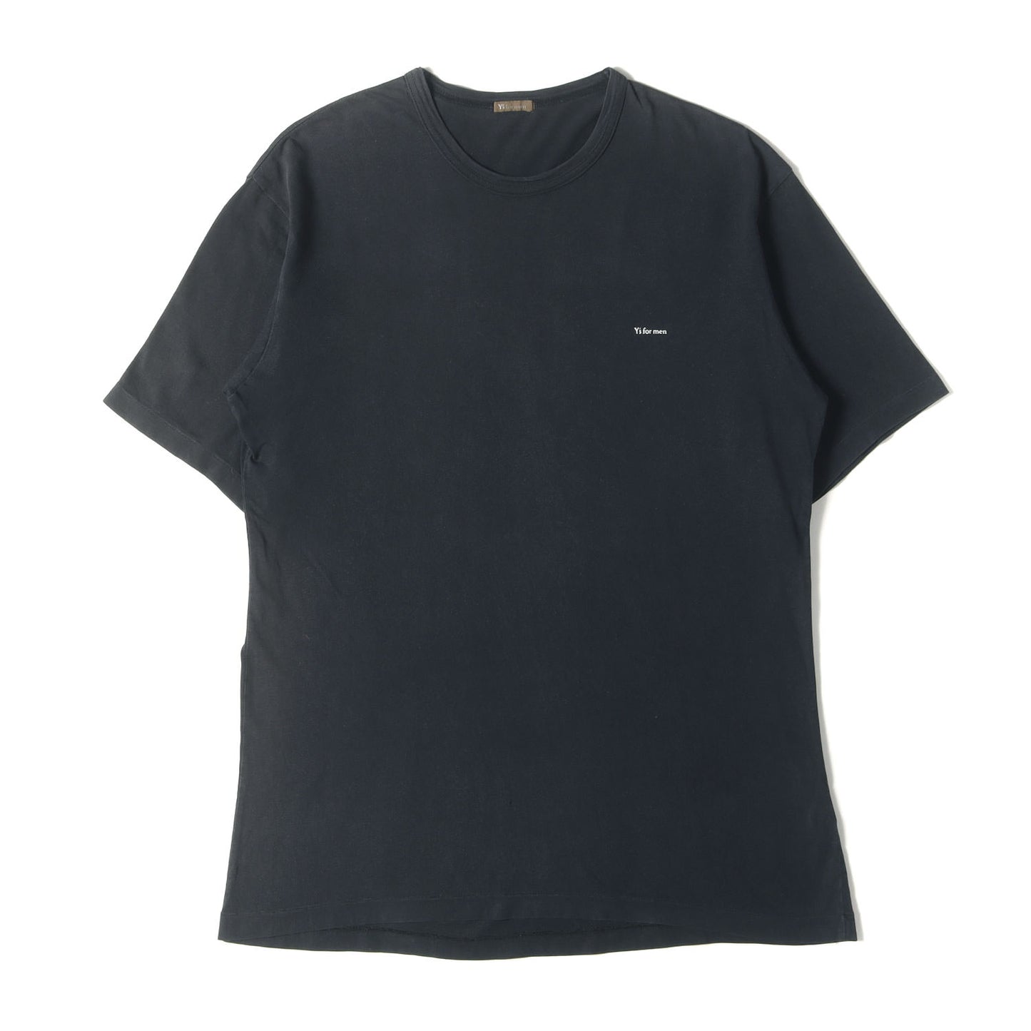 90s - 00s ワンポイント Y's for men ロゴ プリント バインダーネック Tシャツ
