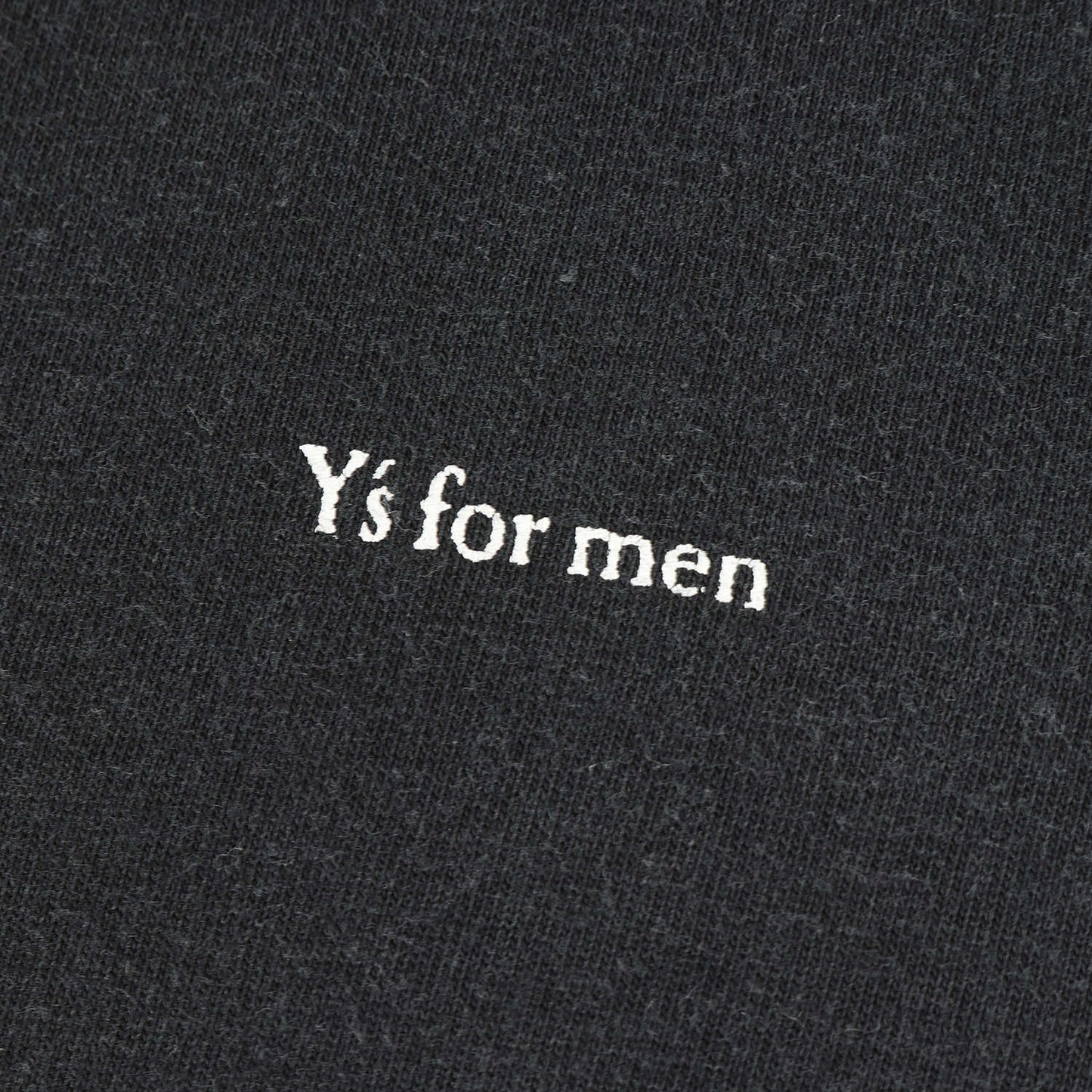 90s - 00s ワンポイント Y's for men ロゴ プリント バインダーネック Tシャツ