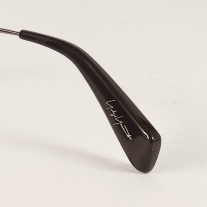 ラウンド メタル アセテート コンビ ブリッジ サングラス (YY5006) / MADE IN FRANCE