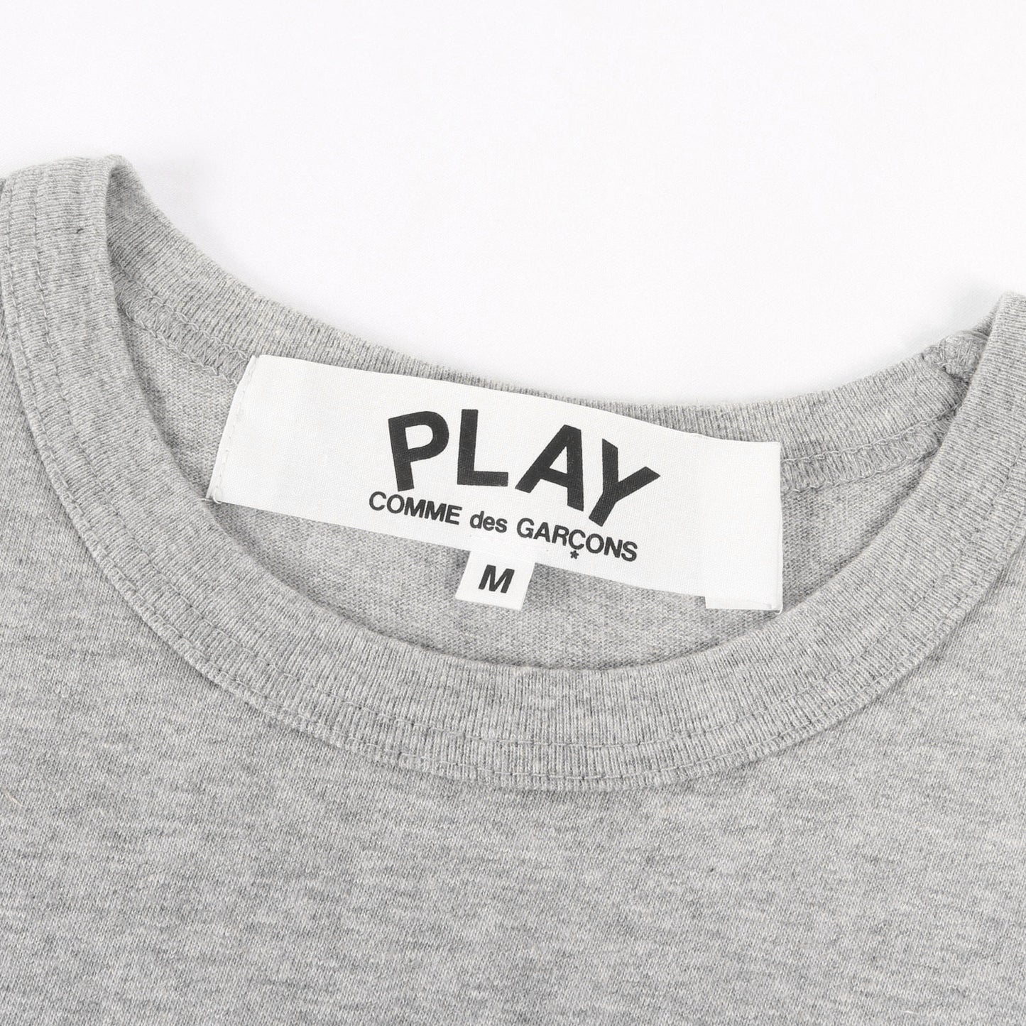 ワンポイント プレイハート 刺繍 バインダーネック Tシャツ (AZ-T076) / AD2017/7