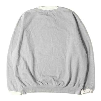 21SS ロゴ トリム スウェット (JEANS TRIMMED SWEAT PD-221-CS-051)