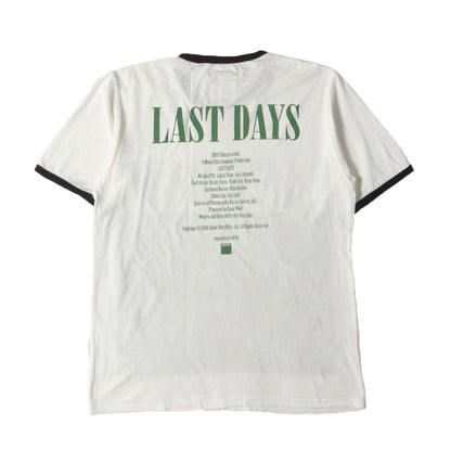 00s LAST DAYS フォト グラフィック リンガーネック トリム Tシャツ