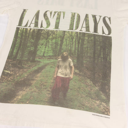 00s LAST DAYS フォト グラフィック リンガーネック トリム Tシャツ