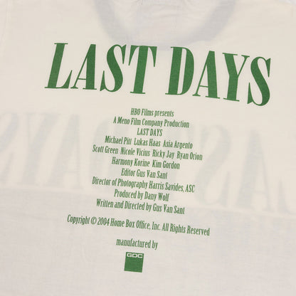00s LAST DAYS フォト グラフィック リンガーネック トリム Tシャツ
